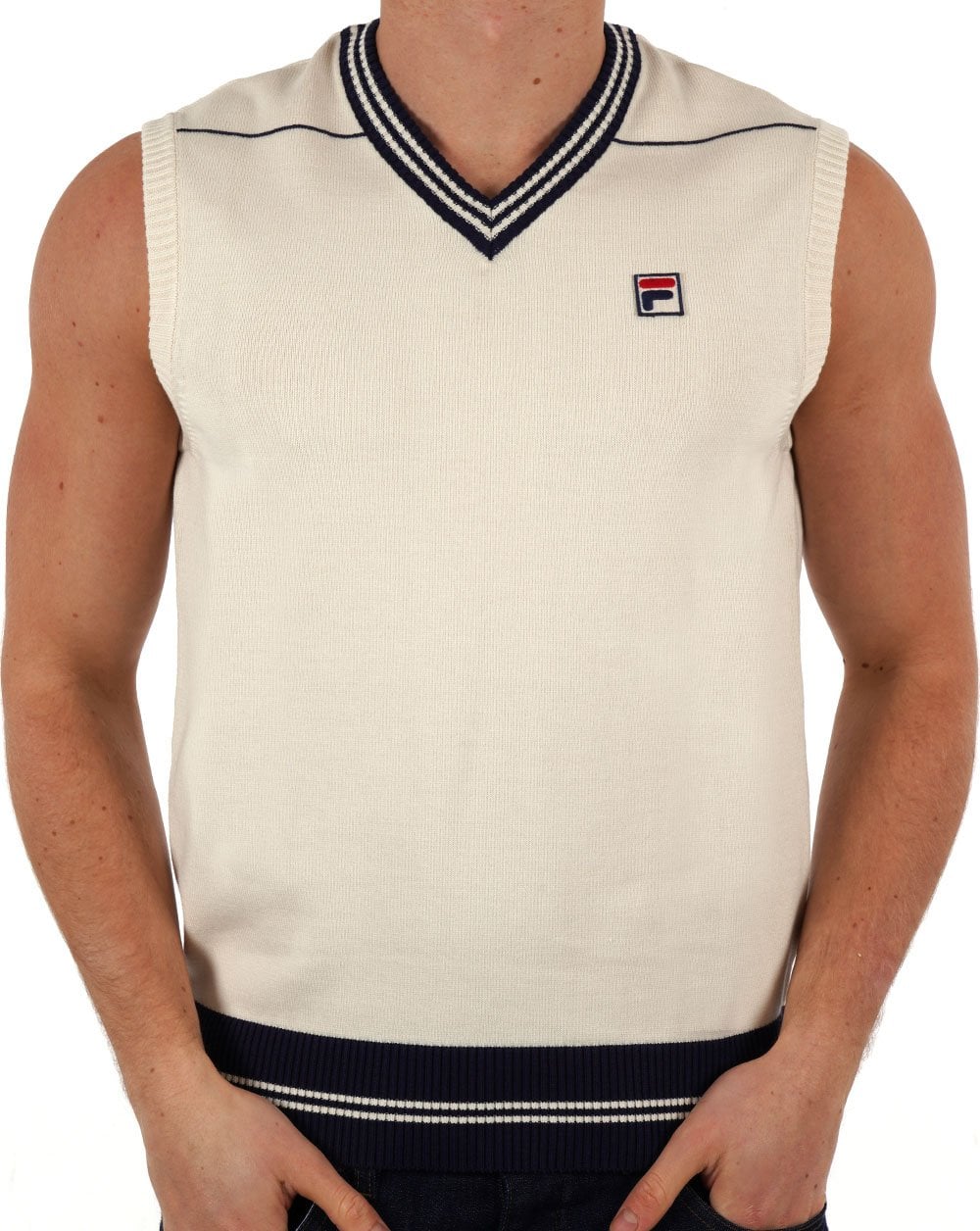 Fila Vintage Strick-Tanktop Gardenia