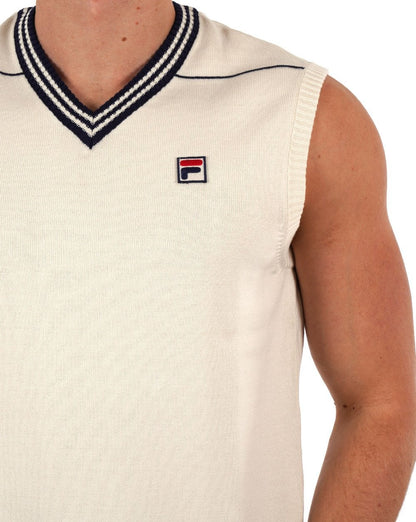 Fila Vintage Strick-Tanktop Gardenia