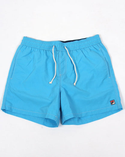 Fila Vintage Lanyard Badeshorts Blau Azur