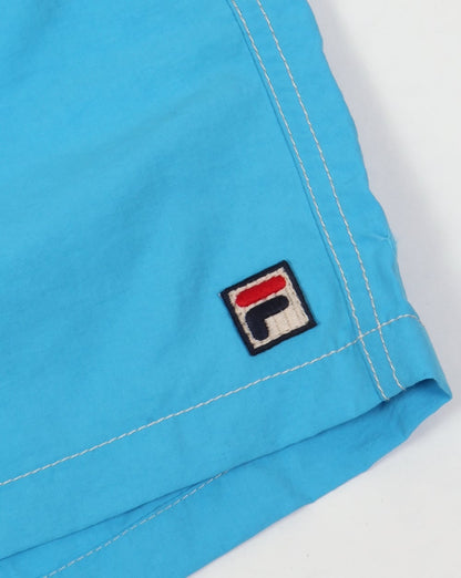 Fila Vintage Lanyard Badeshorts Blau Azur