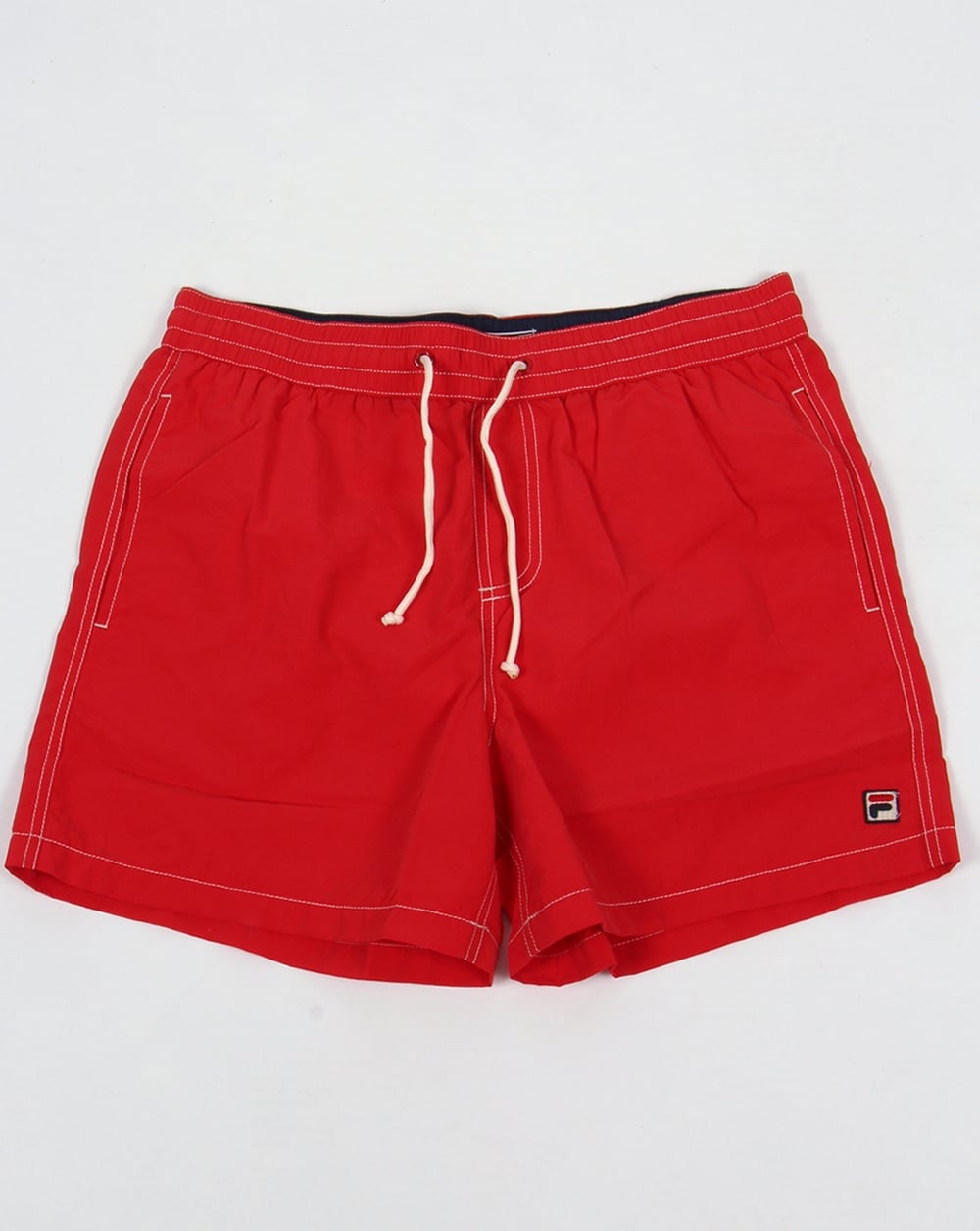 Fila Vintage Lanyard Badeshorts Rot