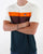 Fila Vintage Leary T Shirt Dark Teal/Brown/Off White