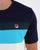 Fila Vintage Leary T Shirt Off White/Blue/Dark Teal