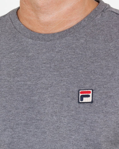 Fila Vintage Langarm-T-Shirt Grau meliert