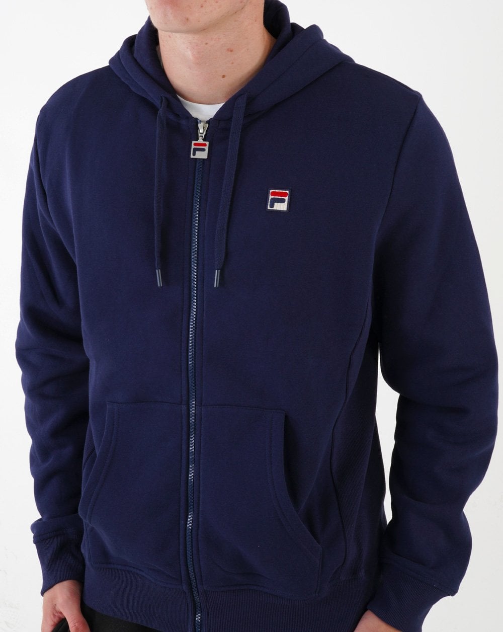 Fila Vintage Lucian Full Zip Hoodie Marineblau
