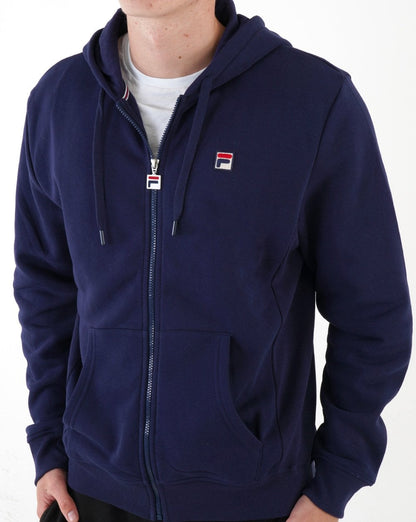 Fila Vintage Lucian Full Zip Hoodie Marineblau