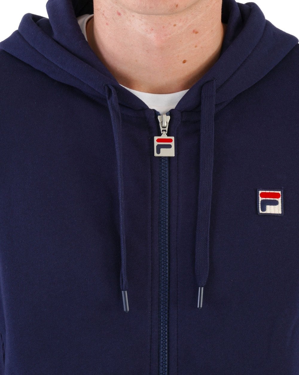 Fila Vintage Lucian Full Zip Hoodie Marineblau