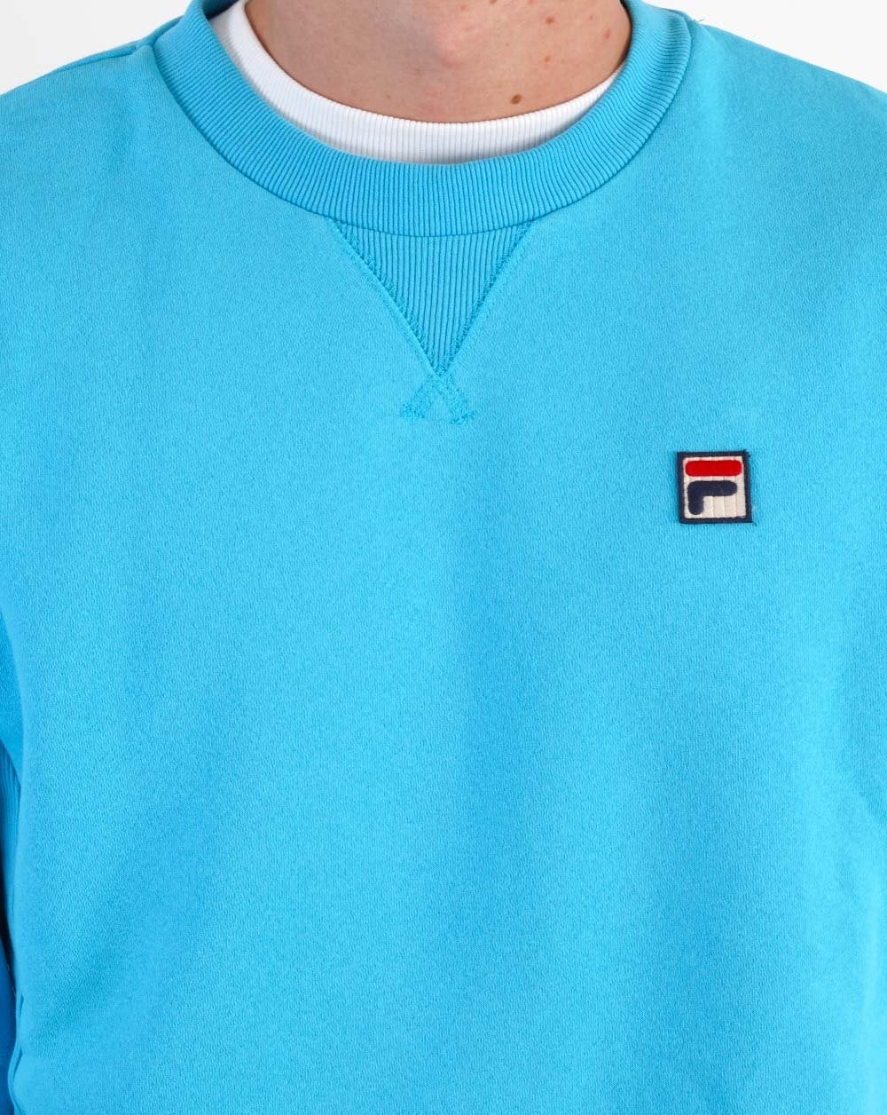 Fila Vintage Luka Crew Sweatshirt Aquablau