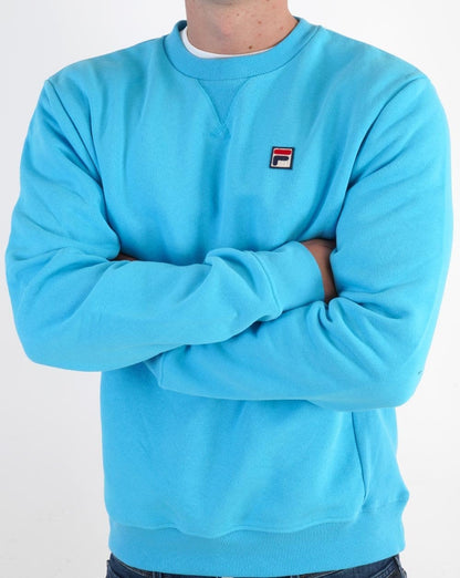 Fila Vintage Luka Crew Sweatshirt Aquablau