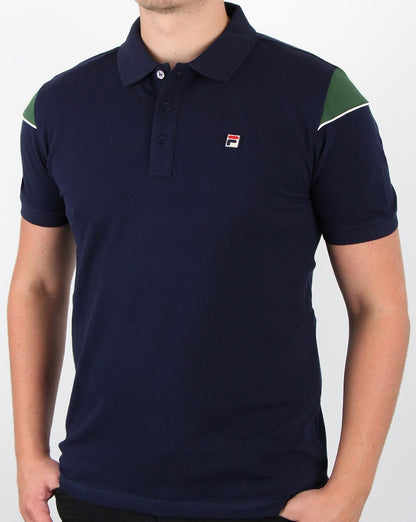 Fila Vintage Marchi Poloshirt Marine