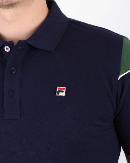 Fila Vintage Marchi Poloshirt Marine