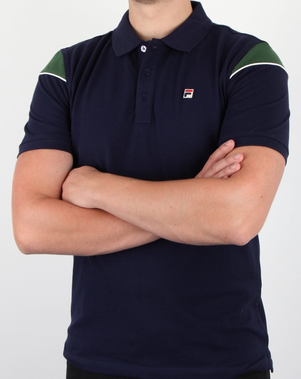 Fila Vintage Marchi Poloshirt Marine