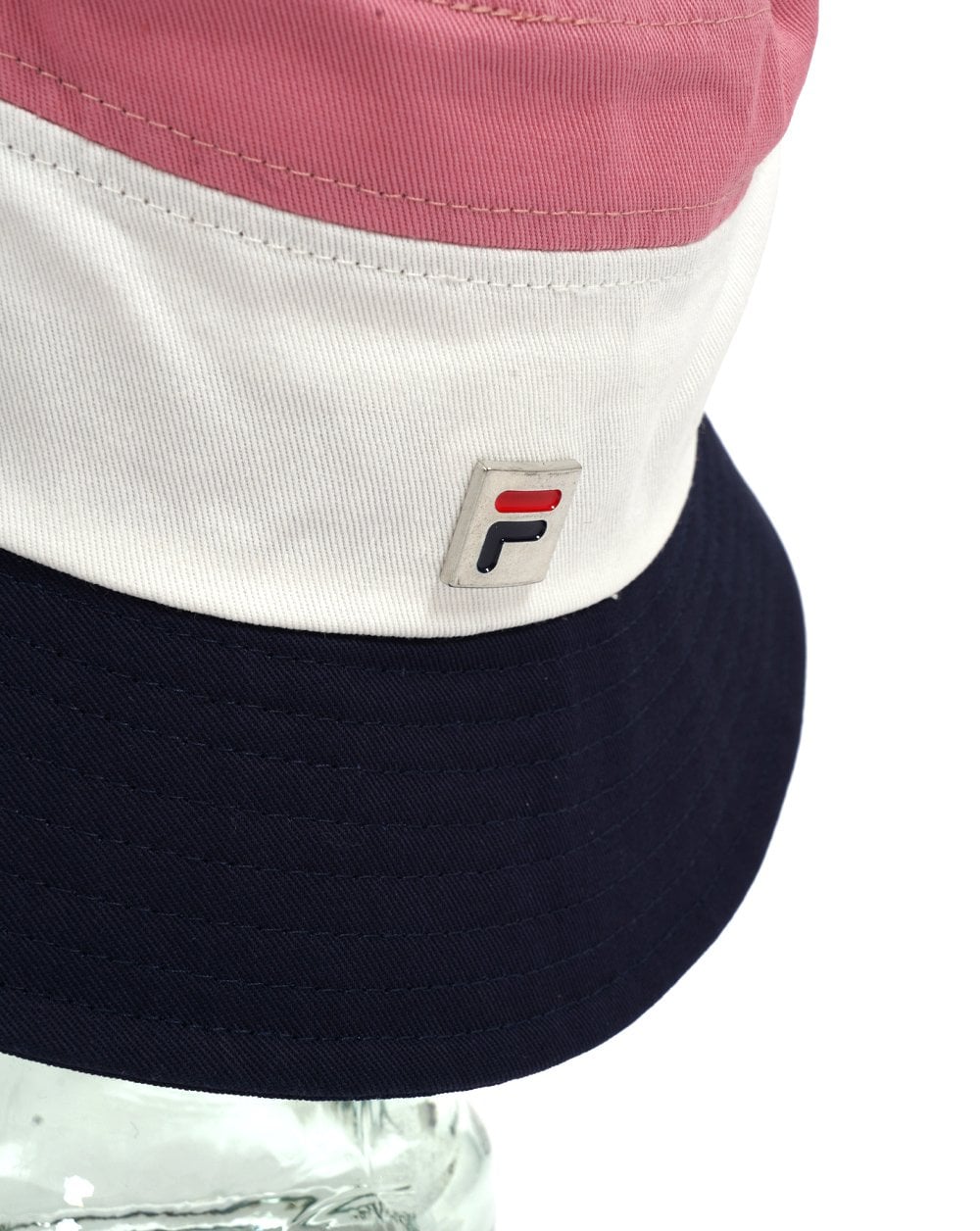 Fila Vintage Marco Bucket Hat Dunkelrosa/Marineblau/Gardenie