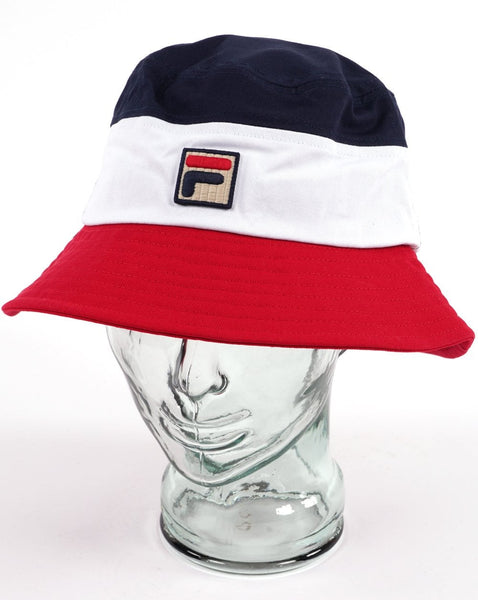 Fila Vintage Marco Bucket Hat Navy/White/Red