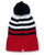 Fila Vintage Markee Pom Pom Beanie Red/Navy/White