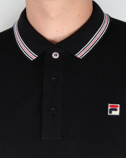 Fila Vintage Matcho 3 Poloshirt Schwarz