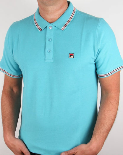 Fila Vintage Matcho 3 Poloshirt Blau Azurblau