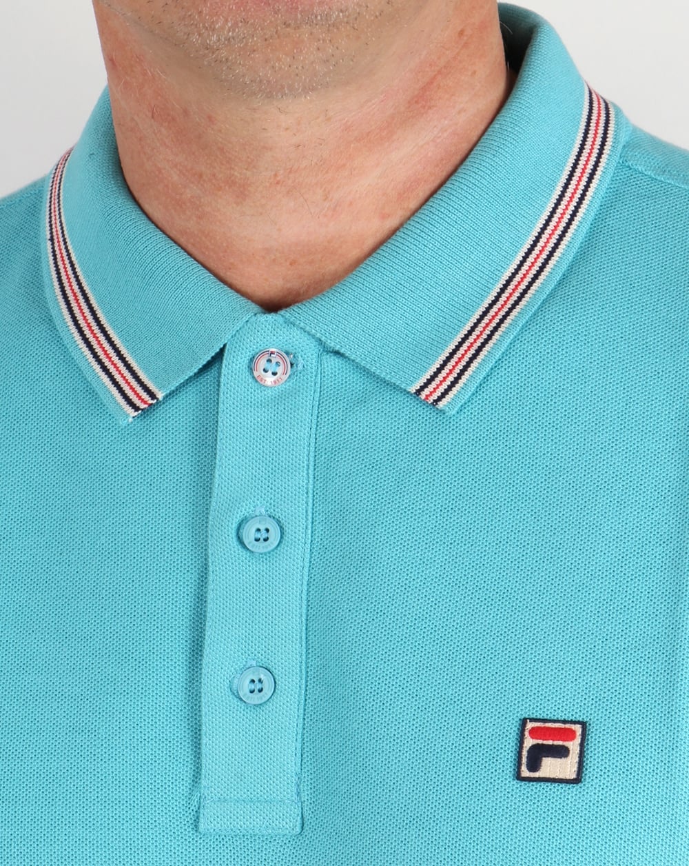 Fila Vintage Matcho 3 Poloshirt Blau Azurblau