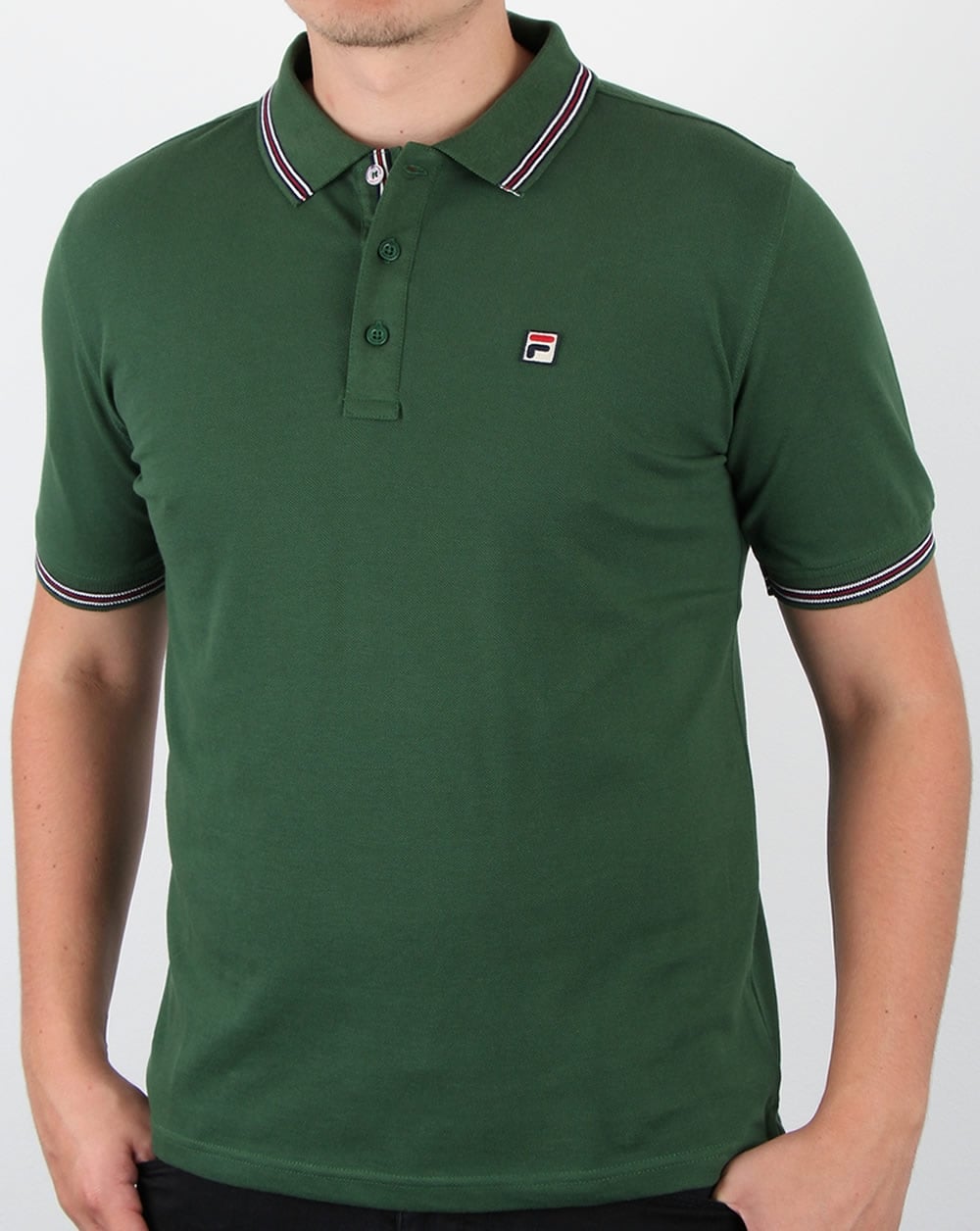 Fila Vintage Matcho 4 Poloshirt Grün