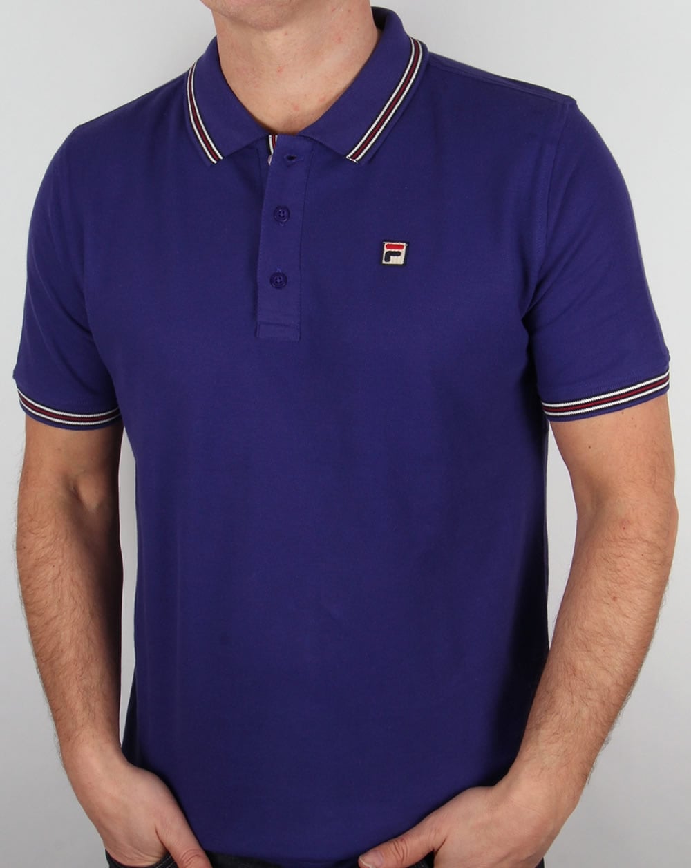 Fila Vintage Matcho 4 Poloshirt Lila