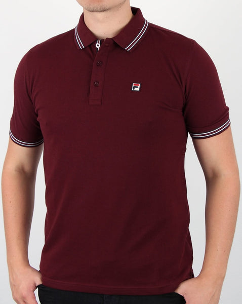 Fila Vintage Matcho 4 Polo Shirt Rum Raisin