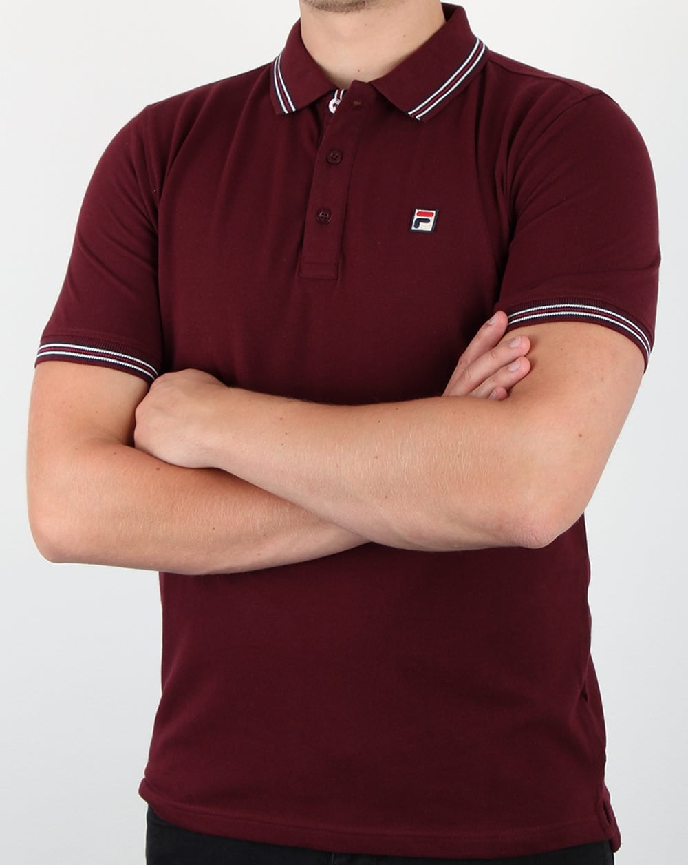 Fila Vintage Matcho 4 Poloshirt Rum Raisin