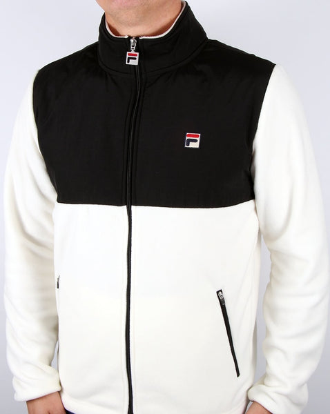 Fila Vintage Meran Microfleece Track Top Gardenia/Black