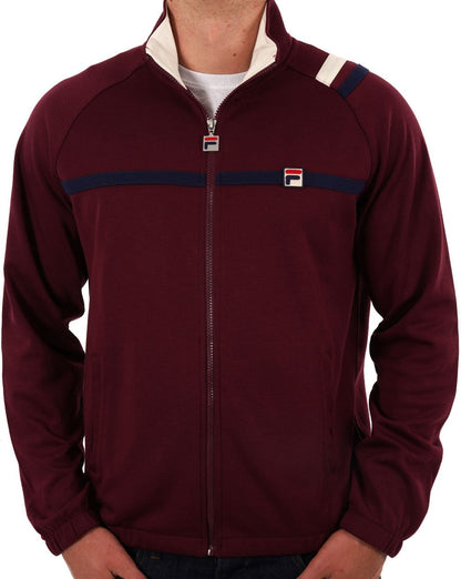 Fila Vintage Mk II Trainingsjacke in Weinrot