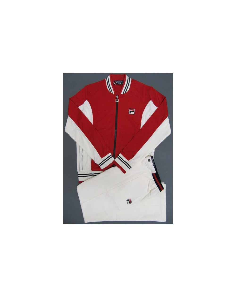Fila Vintage Mk1 Settanta Kompletter Trainingsanzug Rot