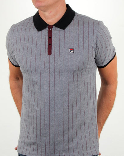 Fila Vintage Mk1 Settanta Poloshirt Grau