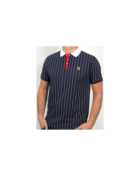 Fila Vintage Mk1 Settanta Polo Shirt Navy/White