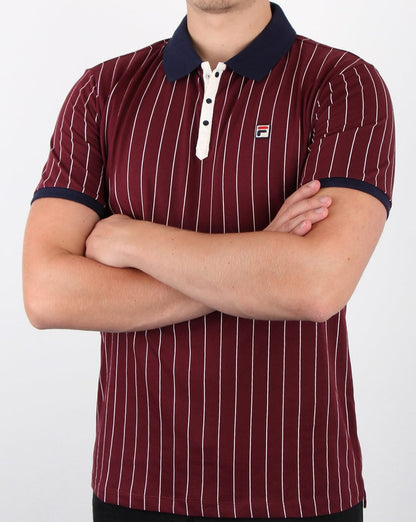 Fila Vintage Mk1 Settanta Poloshirt Rum Raisin