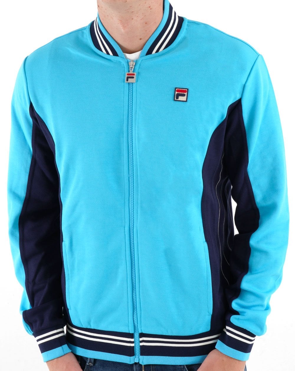 Fila Vintage Mk1 Settanta Track Top Aquablau/Marineblau