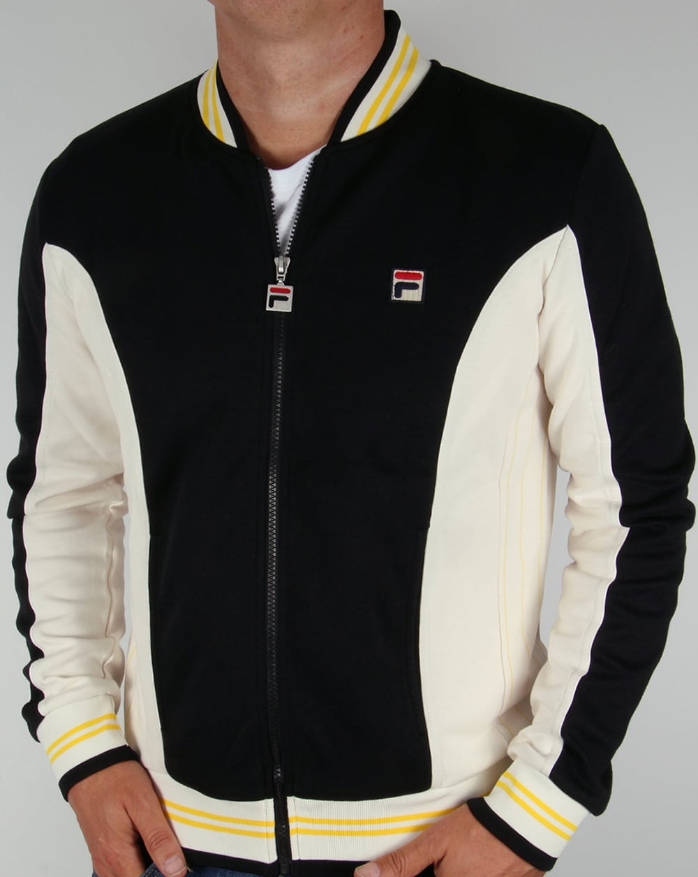 Fila Vintage Mk1 Settanta Trainingsjacke Schwarz