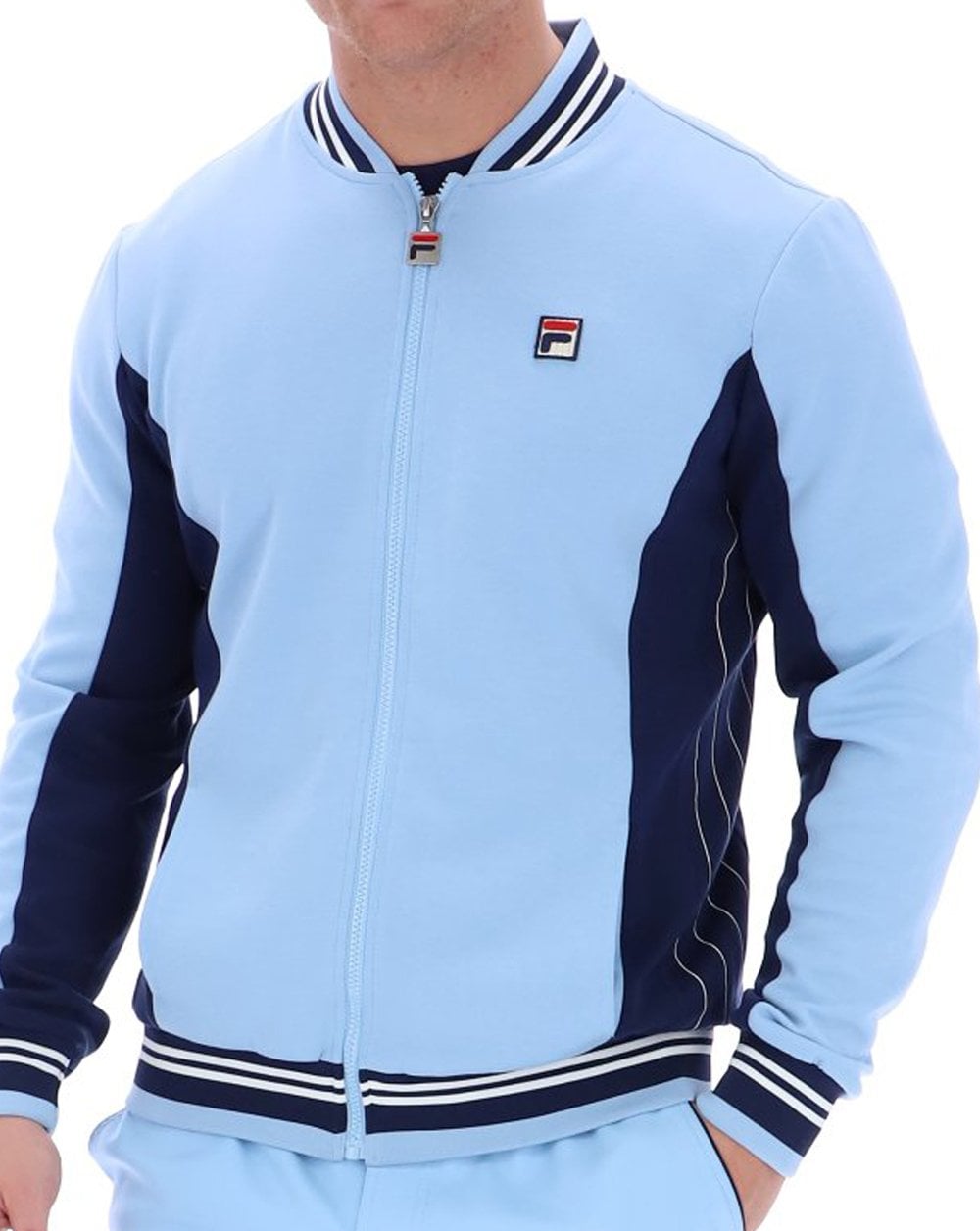 Fila Vintage Mk1 Settanta Track Top Himmelblau/Marineblau
