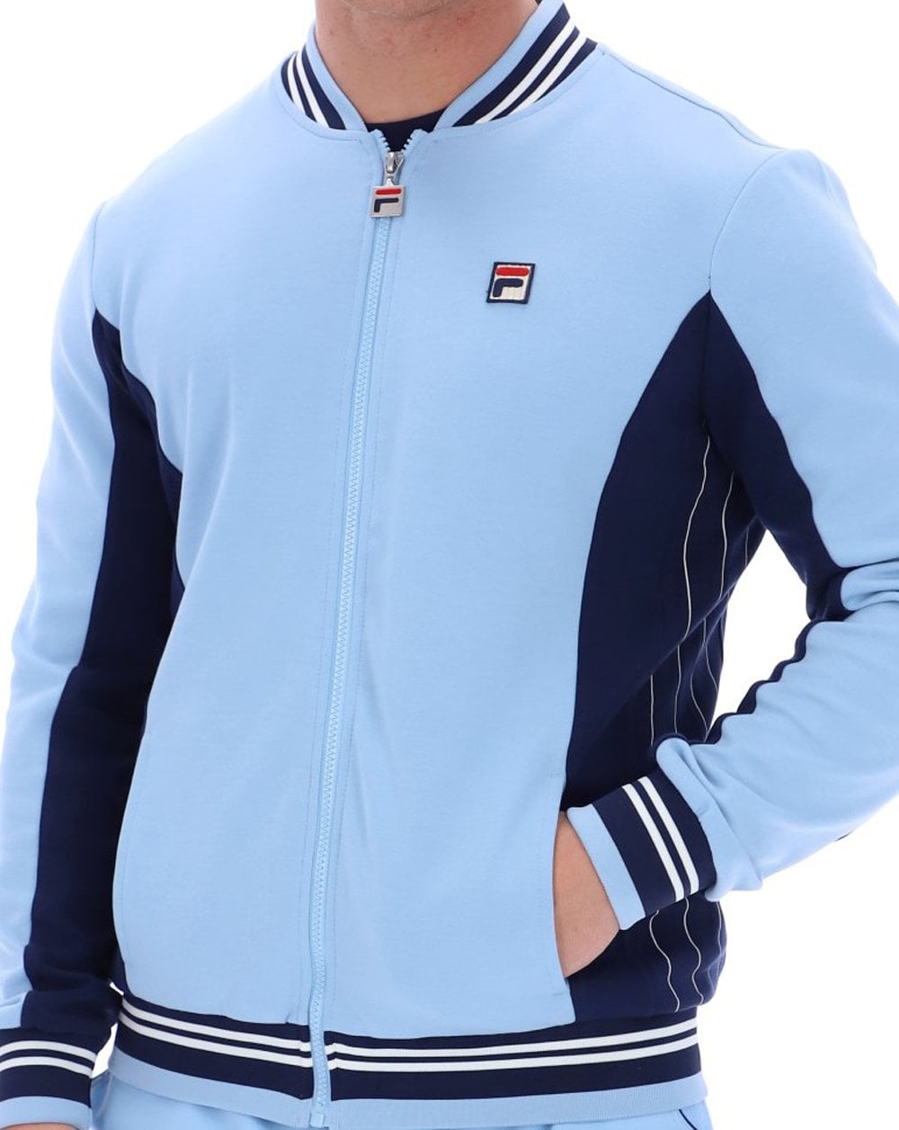 Fila Vintage Mk1 Settanta Track Top Himmelblau/Marineblau