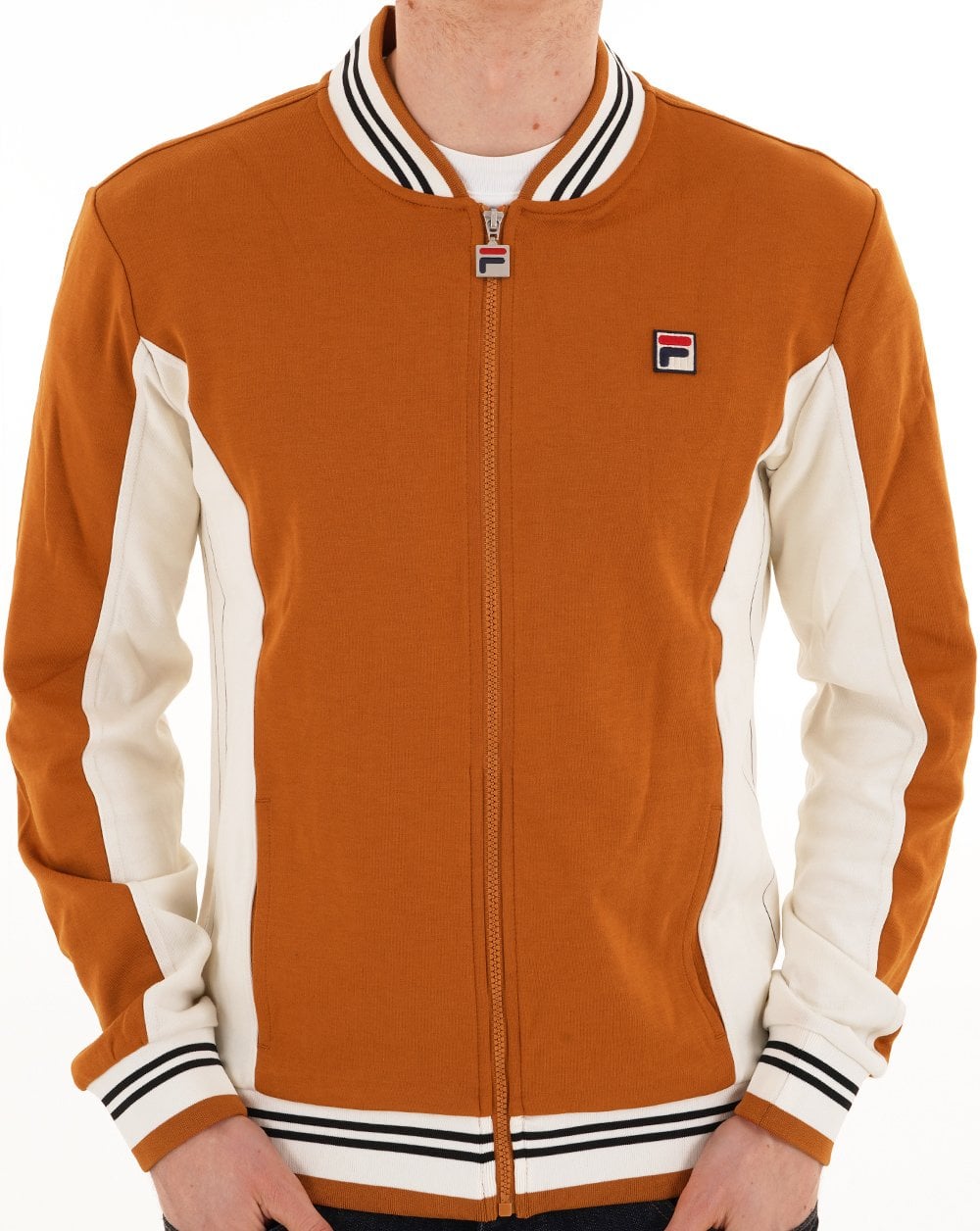 Fila Vintage MK1 Settanta Track Top Spice – Gardenia