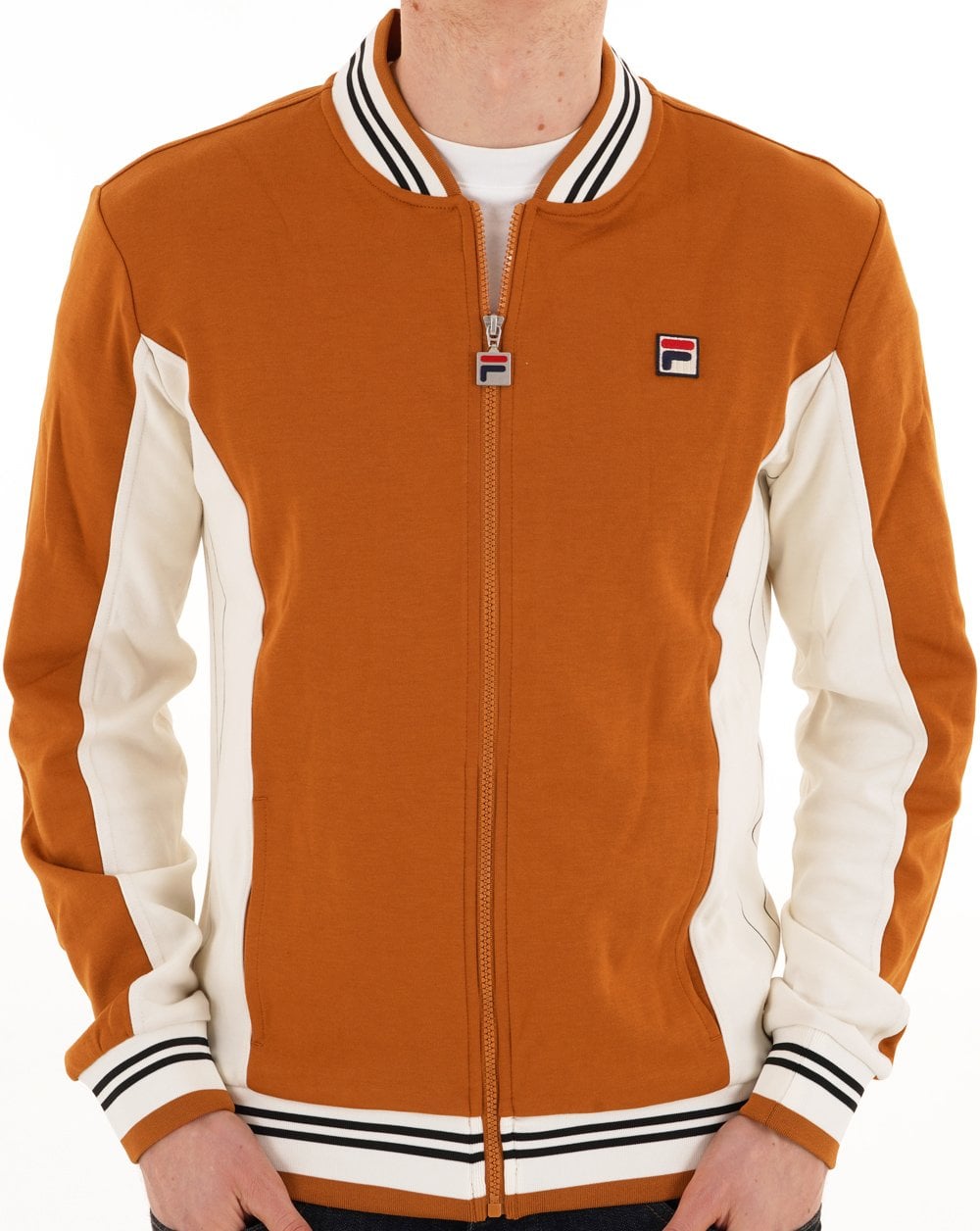 Fila Vintage MK1 Settanta Track Top Spice – Gardenia