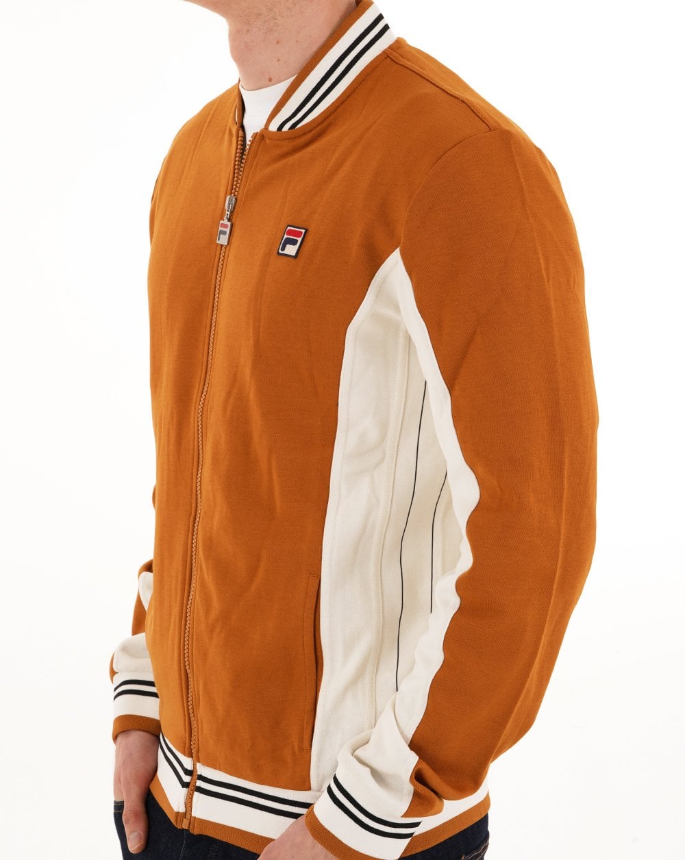 Fila Vintage MK1 Settanta Track Top Spice – Gardenia