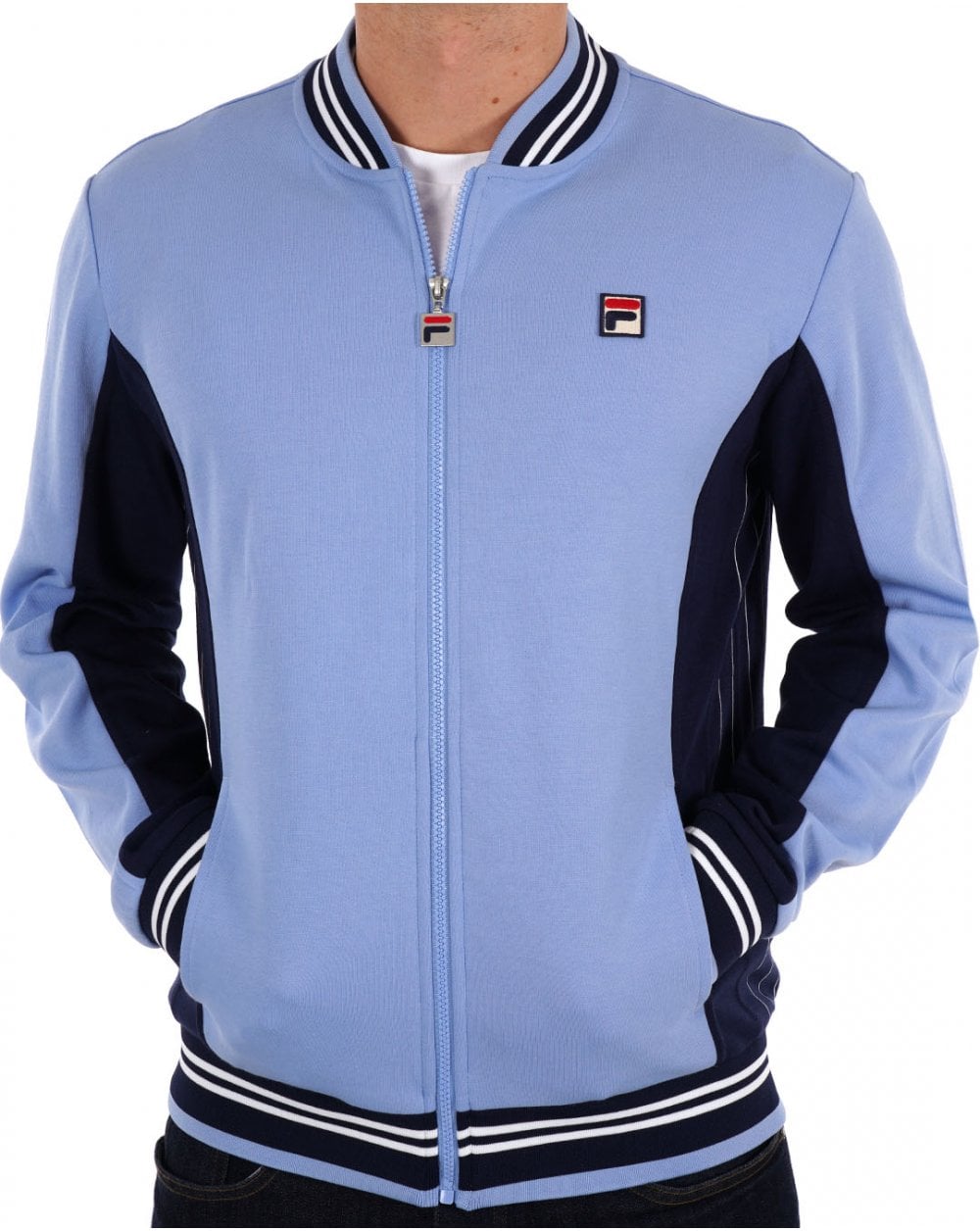 Fila Vintage Mk1 Settanta Track Top Vista Blau / Marineblau