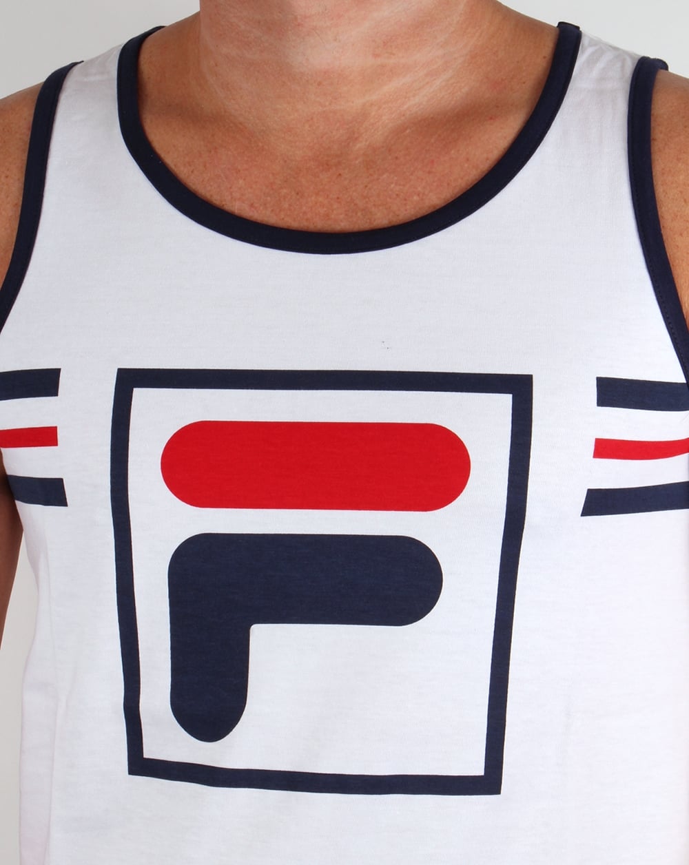 Fila Vintage Mondo Weste Weiß