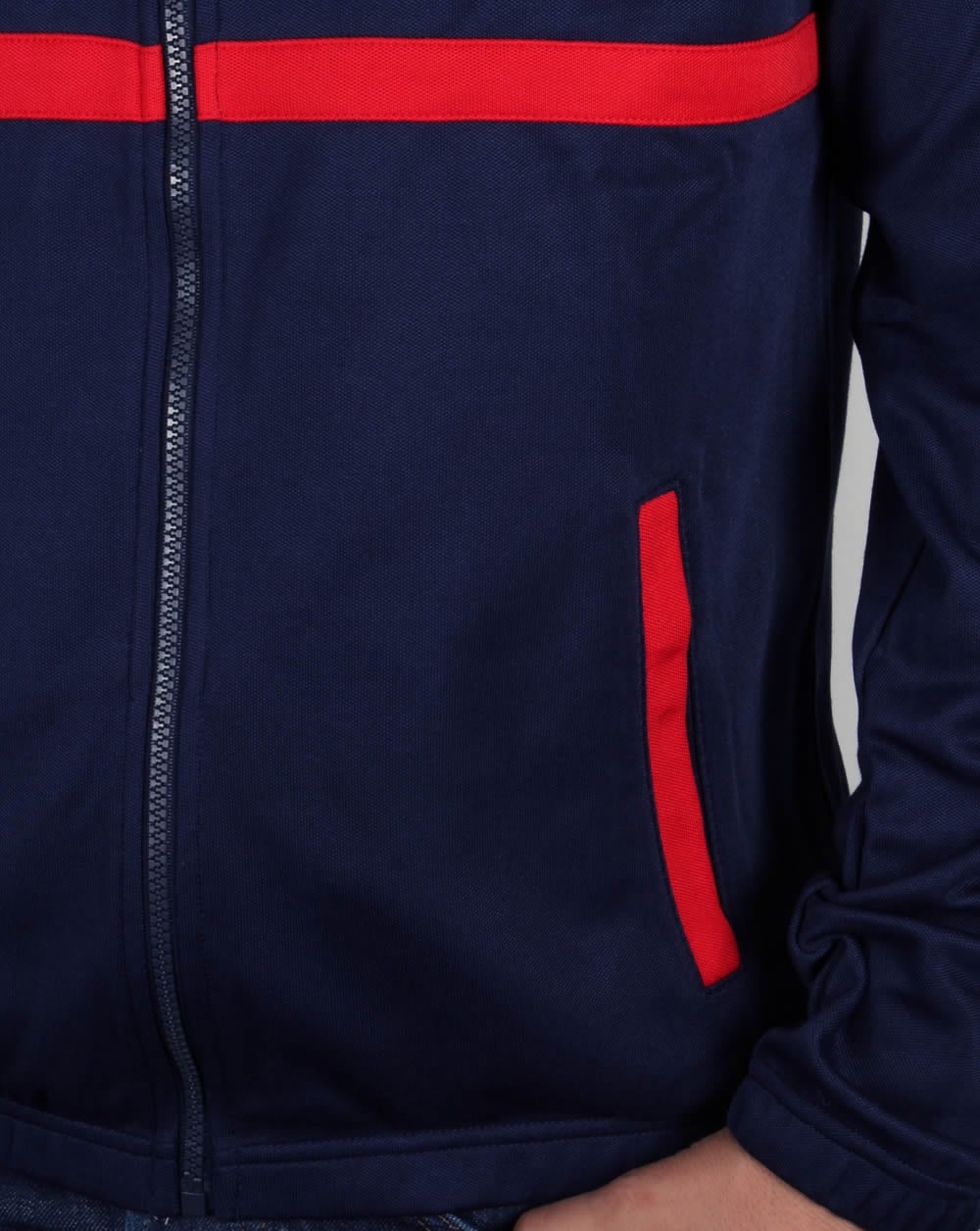 Fila Vintage Monte Trainingsjacke Marineblau/Rot/Gardenia