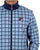 Fila Vintage Morgan Windowpane Track Top Sky Blue/Navy