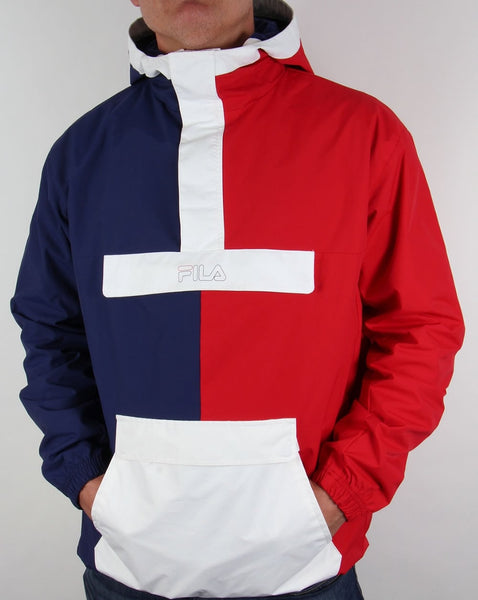 Fila Vintage Napoli Overhead Jacket Navy/Red/White