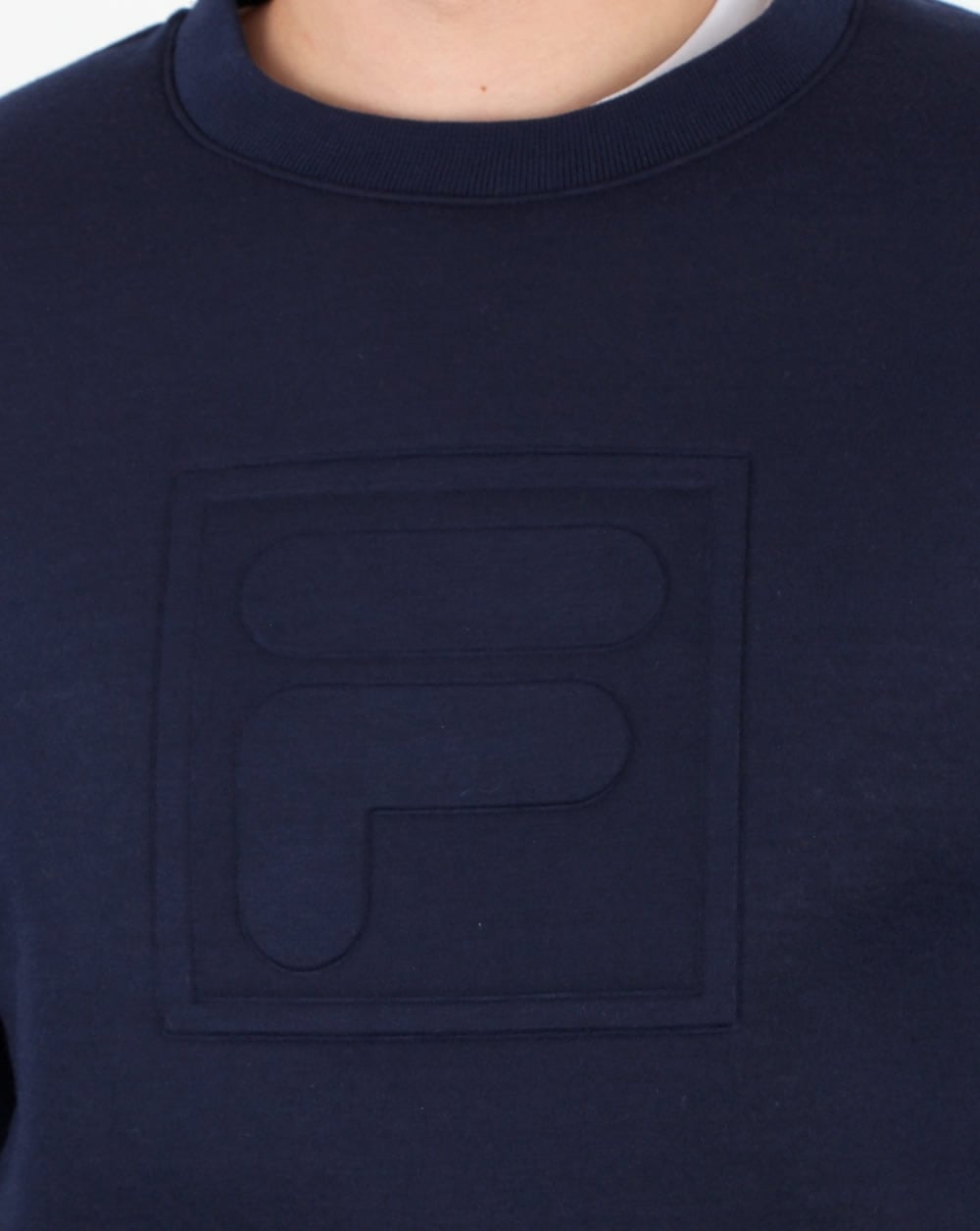 Fila Vintage Nardin Sweatshirt Marineblau