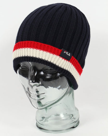 Fila Vintage Nardini Foldover Beanie Navy