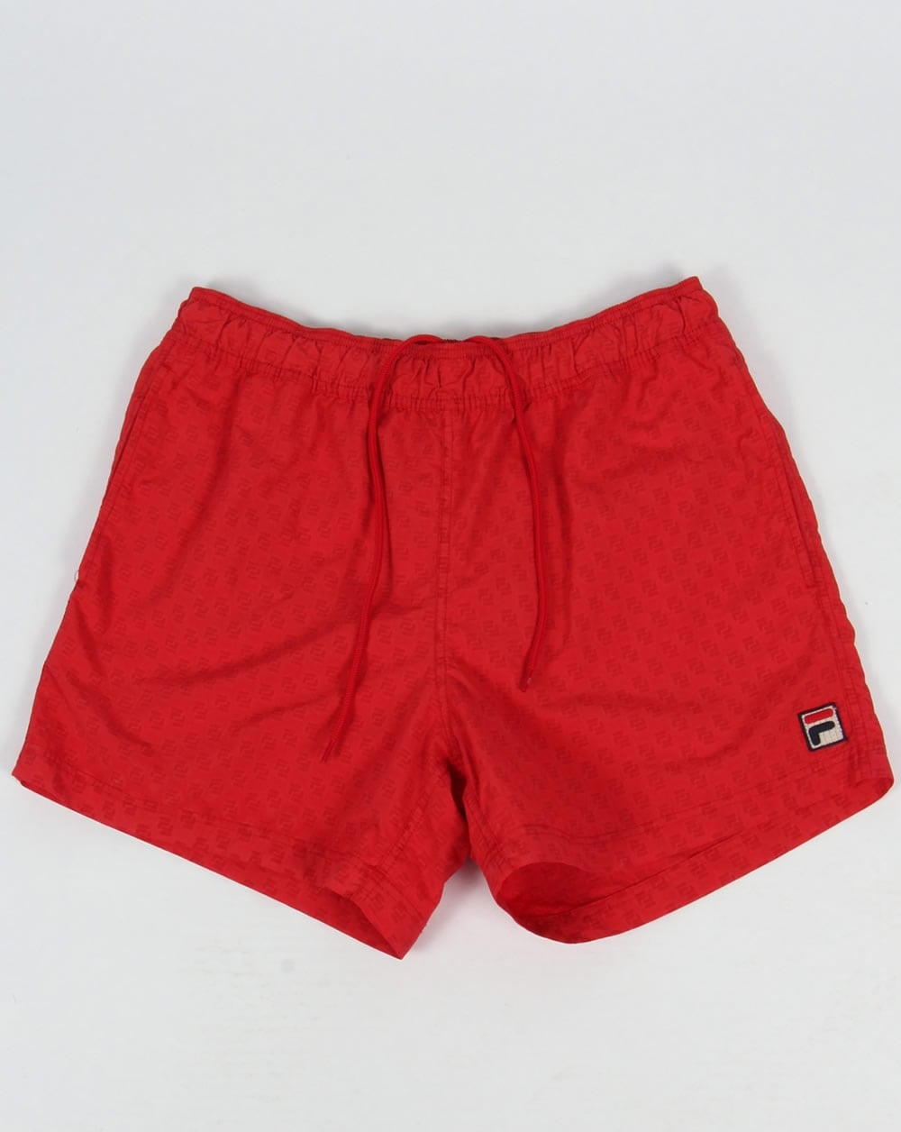 Fila Vintage Naso Swim Shorts Red