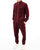 Fila Vintage Nero Velour Track Top Burgundy