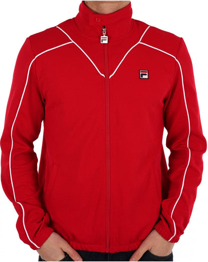 Fila Vintage Noble Trainingsjacke Rot Weiß