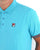 Fila Vintage Omari Polo Shirt Aqua Blue